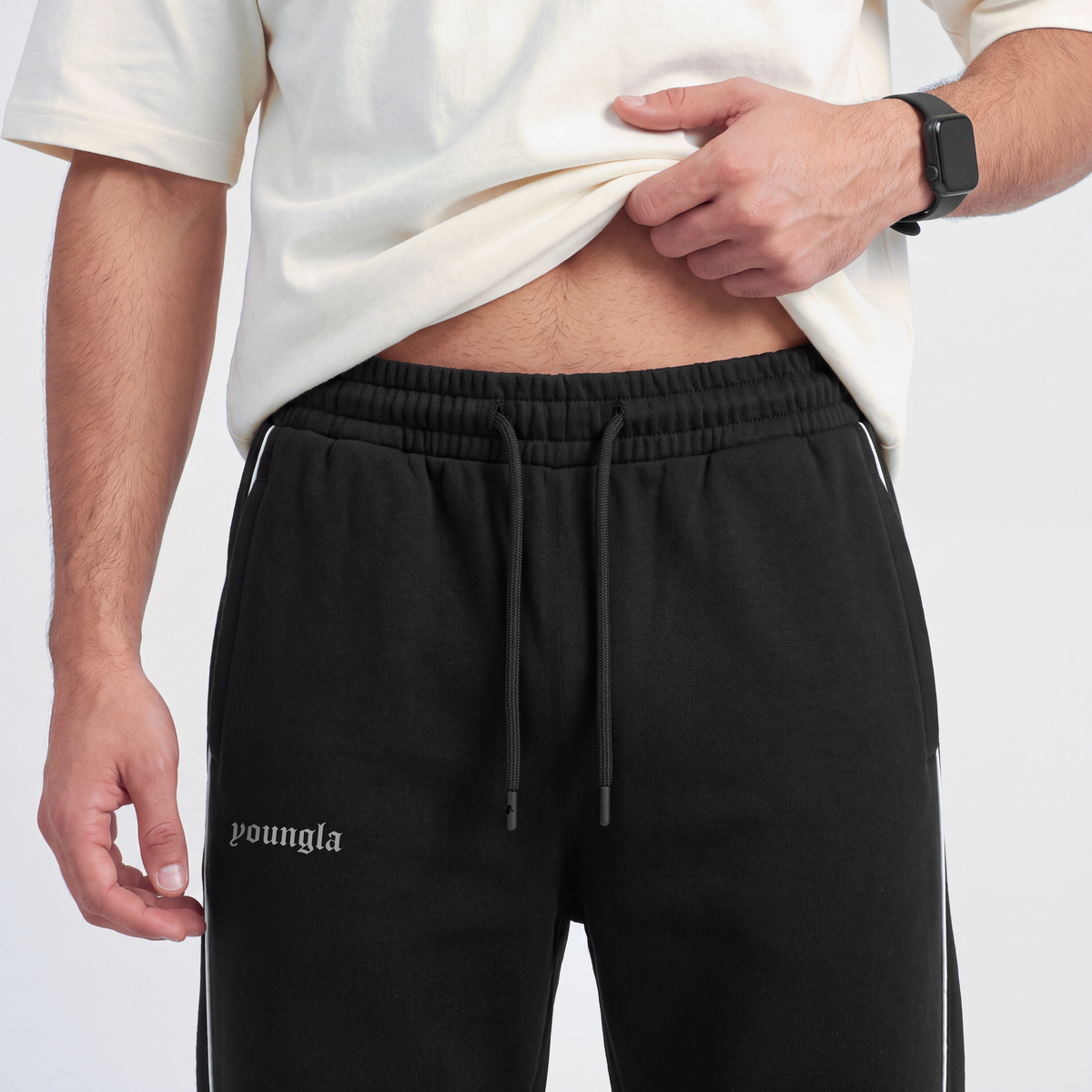 JOGGER LINEA CAIDA RECTA - ALGODON GRUESO