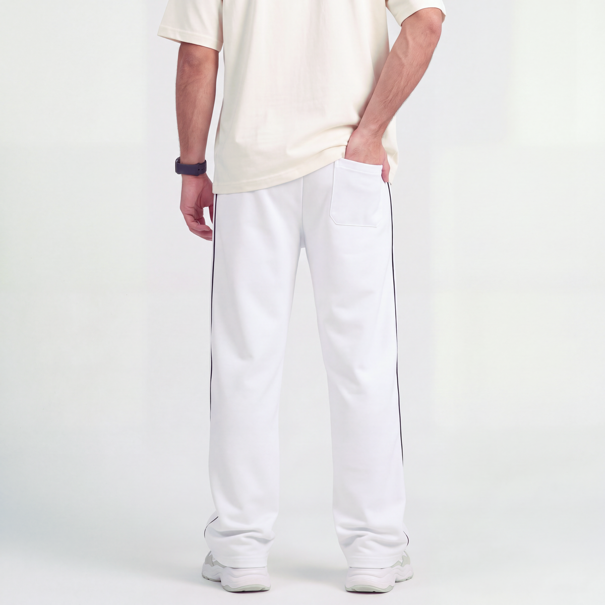 JOGGER LINEA CAIDA RECTA - ALGODON GRUESO