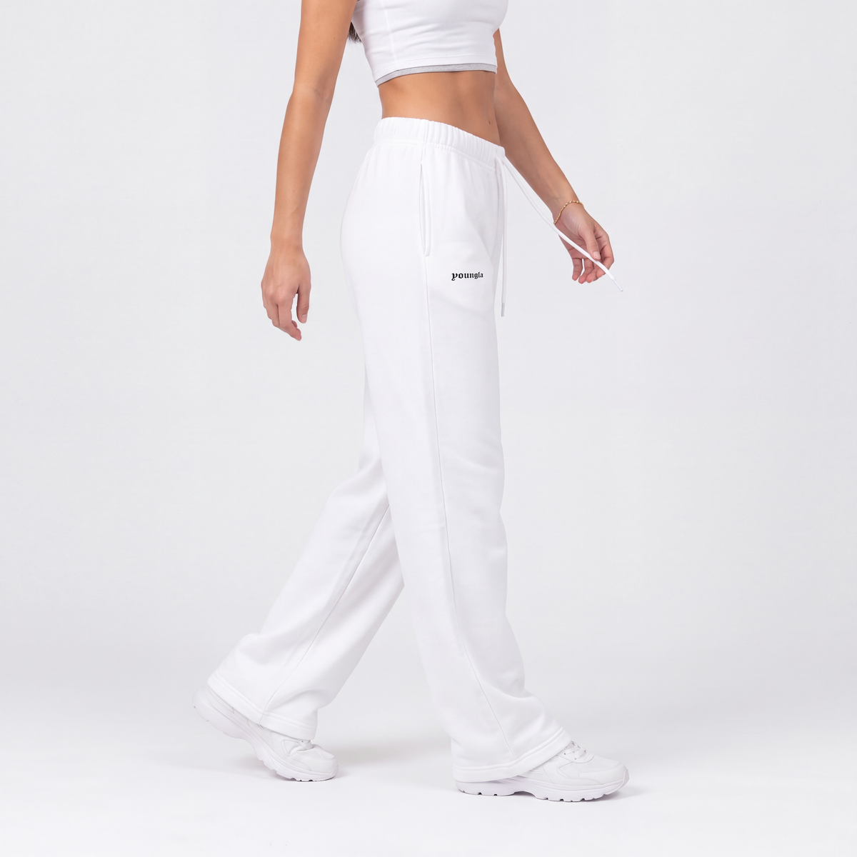 JOGGER GIRLY CAIDA RECTA - ALGODON GRUESO