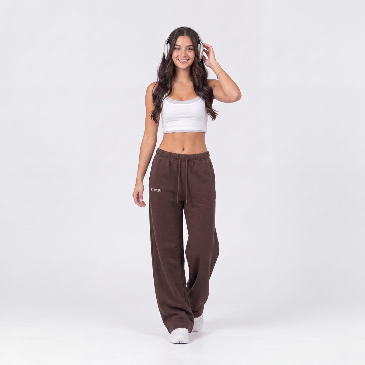 JOGGER GIRLY CAIDA RECTA - ALGODON GRUESO