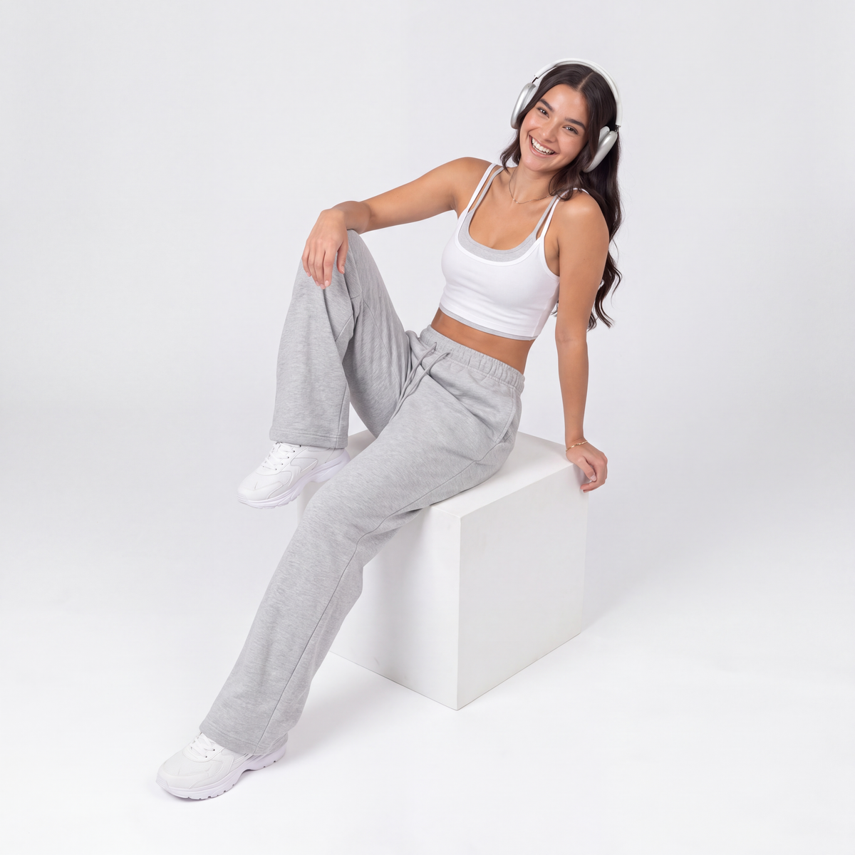 JOGGER GIRLY CAIDA RECTA - ALGODON GRUESO