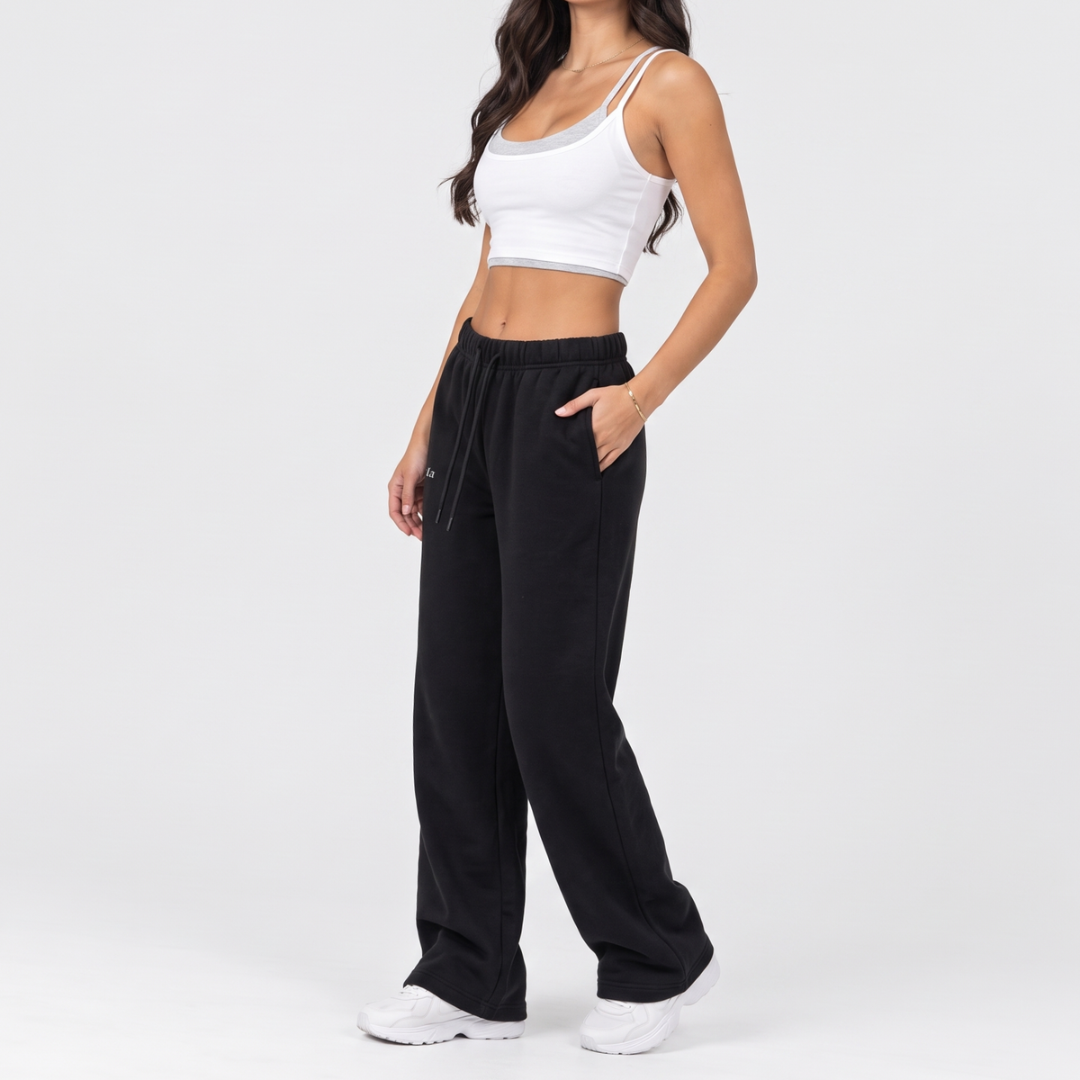 JOGGER GIRLY CAIDA RECTA - ALGODON GRUESO