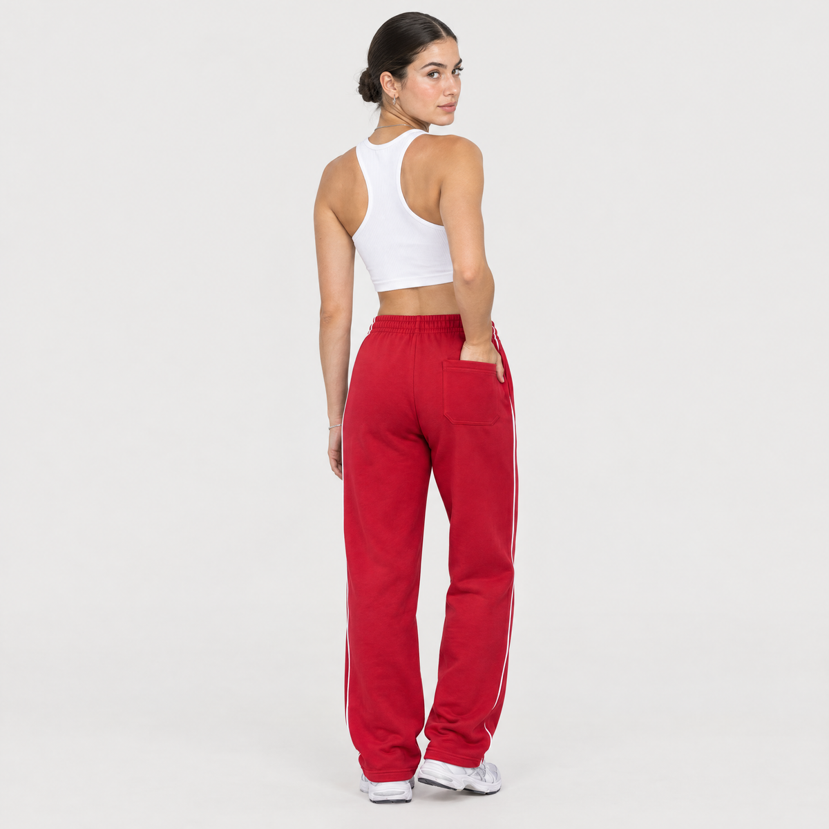 JOGGER GIRLY LINEA CAIDA RECTA - ALGODON GRUESO