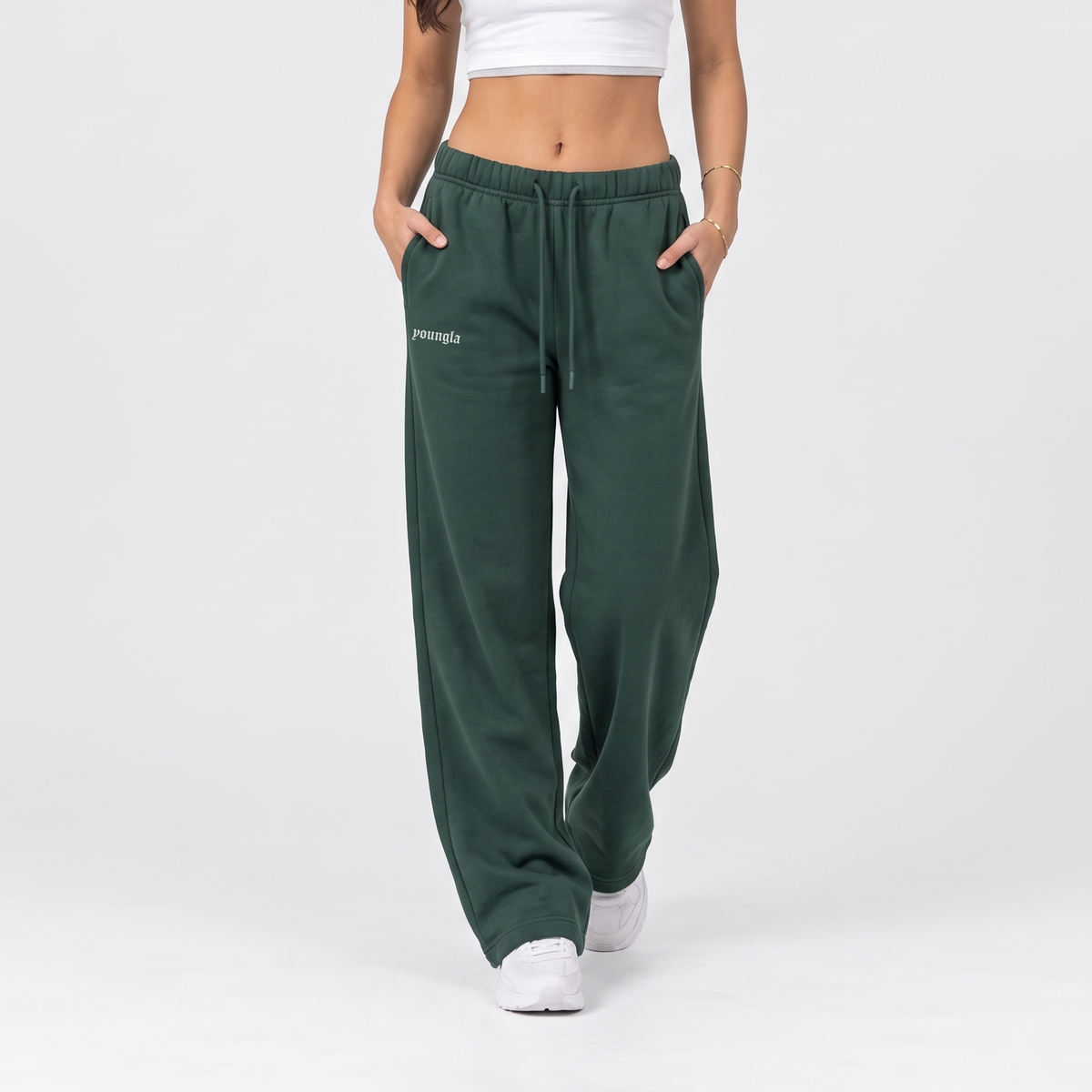 JOGGER GIRLY CAIDA RECTA - ALGODON GRUESO