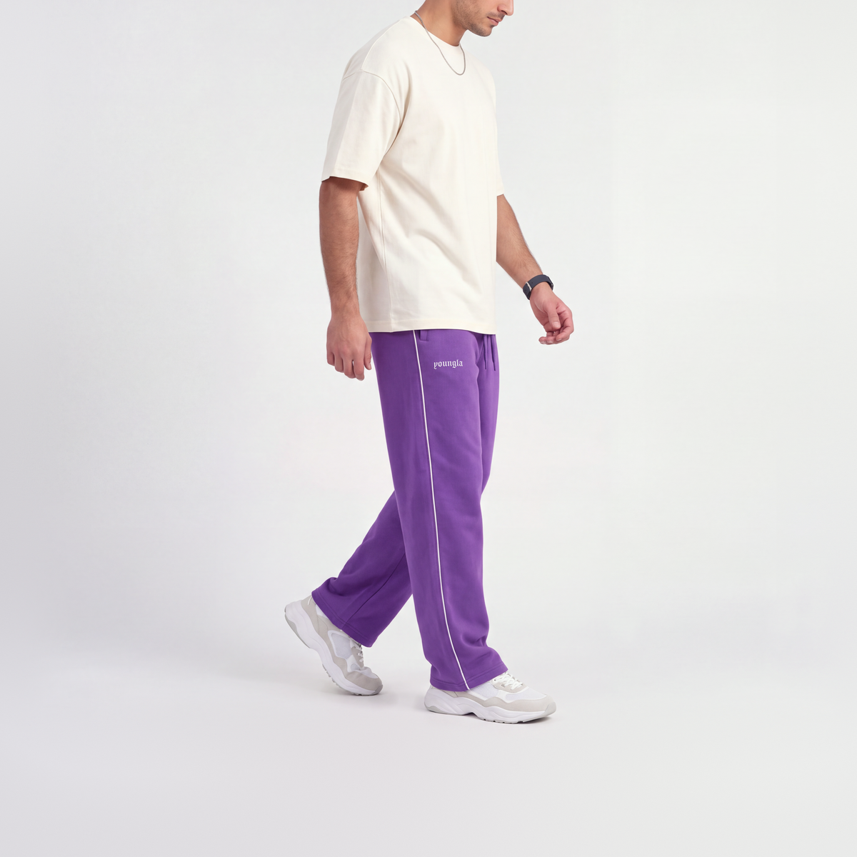 JOGGER LINEA CAIDA RECTA - ALGODON GRUESO